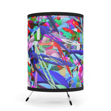 Load image into Gallery viewer, Tripod Lamp with High-Res Printed Shade, Laila Lago & C. by I.A.