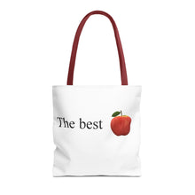 Load image into Gallery viewer, Graphic Tote Bag – "RED COLOR" Cosmetic Makeup Print