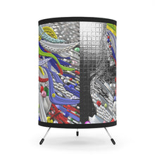 Carica l'immagine nel visualizzatore di Gallery, Lampada con stampa artistica linea-il vento il sole-