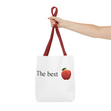 Load image into Gallery viewer, Graphic Tote Bag – "RED COLOR" Cosmetic Makeup Print