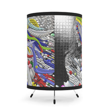 Carica l'immagine nel visualizzatore di Gallery, Lampada con stampa artistica linea-il vento il sole-