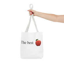 Load image into Gallery viewer, Graphic Tote Bag – "RED COLOR" Cosmetic Makeup Print