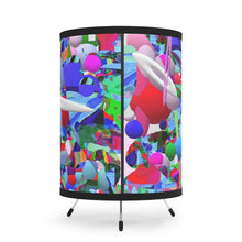 Load image into Gallery viewer, Tripod Lamp with High-Res Printed Shade, Laila Lago & C. by I.A.