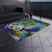 Load image into Gallery viewer, Outdoor Rug — Colorful Abstract Mermaid Garden Patio Mat