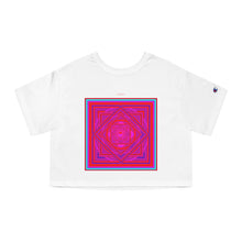 Carica l'immagine nel visualizzatore di Gallery, Maglietta con stampa artistica linea -rubino-