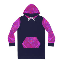 Load image into Gallery viewer, Women's Hoodie Dress (AOP) Laila Lago & C. by Iannilli Antonella