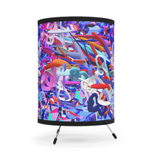 Carica l'immagine nel visualizzatore di Gallery, Tripod Lamp with High-Res Printed Shade, US\CA plug Laila Lago & C. by I.A.dd