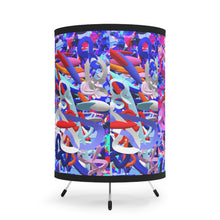 Carica l'immagine nel visualizzatore di Gallery, Tripod Lamp with High-Res Printed Shade, US\CA plug Laila Lago & C. by I.A.dd