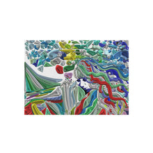 Carica l'immagine nel visualizzatore di Gallery, Tappeto per esterni con stampa artistica linea-Mistery-