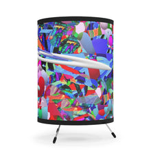 Load image into Gallery viewer, Tripod Lamp with High-Res Printed Shade, Laila Lago & C. by I.A.