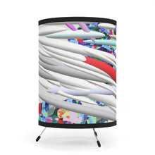 Load image into Gallery viewer, Tripod Lamp with High-Res Printed Shade, Laila Lago & C. by I.A.