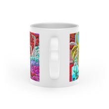 Carica l'immagine nel visualizzatore di Gallery, Tazza con stampa artistiva linea -Vita sottomarina-