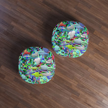 Carica l'immagine nel visualizzatore di Gallery, Tufted Floor Pillow, Round Laila Lago & C. by I.A.