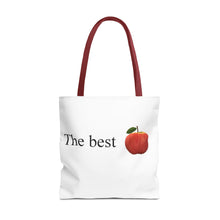 Load image into Gallery viewer, Graphic Tote Bag – "RED COLOR" Cosmetic Makeup Print