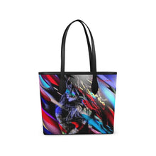 Carica l'immagine nel visualizzatore di Gallery, Borsa in pelle con stampa artistica La strada delle fiabe