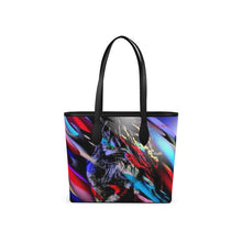 Carica l'immagine nel visualizzatore di Gallery, Borsa in pelle con stampa artistica La strada delle fiabe