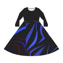 Load image into Gallery viewer, Women's Long Sleeve Dance Dress (AOP) Laila Lago & C. by I.A.