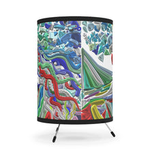 Load image into Gallery viewer, Lampada con stampa artistica linea -MIstery-