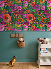 Carica l'immagine nel visualizzatore di Gallery, Carta da parati linea Una casa nel bosco