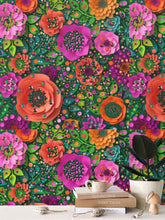 Carica l'immagine nel visualizzatore di Gallery, Carta da parati linea Una casa nel bosco