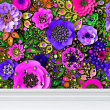 Carica l'immagine nel visualizzatore di Gallery, Carta da parati linea Una casa nel bosco