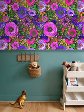 Carica l'immagine nel visualizzatore di Gallery, Carta da parati linea Una casa nel bosco