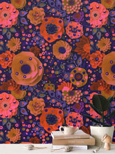 Carica l'immagine nel visualizzatore di Gallery, Carta da parati linea Una casa nel bosco