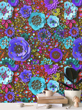 Load image into Gallery viewer, Carta da parati linea Una casa nel bosco