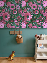 Carica l'immagine nel visualizzatore di Gallery, Carta da parati linea Una casa nel bosco