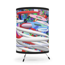 Load image into Gallery viewer, Tripod Lamp with High-Res Printed Shade, Laila Lago & C. by I.A.