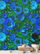 Carica l'immagine nel visualizzatore di Gallery, Carta da parati linea Una casa nel bosco