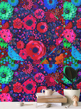 Carica l'immagine nel visualizzatore di Gallery, Carta da parati linea Una casa nel bosco