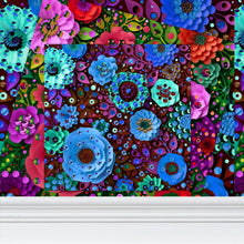 Carica l'immagine nel visualizzatore di Gallery, Carta da parati linea Una casa nel bosco