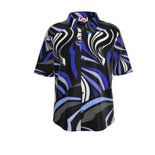 Carica l'immagine nel visualizzatore di Gallery, Camicia in seta linea Le onde