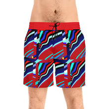 Carica l'immagine nel visualizzatore di Gallery, Men's Mid-Length Swim Shorts (AOP) Laila Lago & C. by I.A.