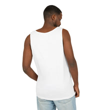 Carica l'immagine nel visualizzatore di Gallery, Abstract Black & White Tropical Tank Top — Striped Palm Graphic