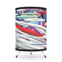 Load image into Gallery viewer, Tripod Lamp with High-Res Printed Shade, Laila Lago & C. by I.A.