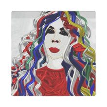 Load image into Gallery viewer, Copriletto con stampa arte linea -IRIS-