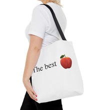 Load image into Gallery viewer, Graphic Tote Bag – "RED COLOR" Cosmetic Makeup Print