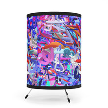 Carica l'immagine nel visualizzatore di Gallery, Tripod Lamp with High-Res Printed Shade, US\CA plug Laila Lago & C. by I.A.dd