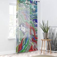 Carica l'immagine nel visualizzatore di Gallery, Tenda con stampa artistica linea-Mistery-