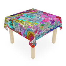 Carica l'immagine nel visualizzatore di Gallery, Tovaglia con stampa artistica linea -Vita sottomarina-