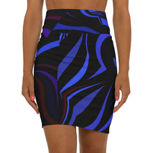 Carica l'immagine nel visualizzatore di Gallery, Bold Abstract Women's Pencil Skirt - linea-Riflessi-