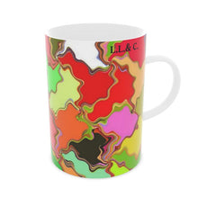 Carica l'immagine nel visualizzatore di Gallery, Tazza in ceramica con la stampa della collezione MOSAICO