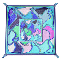 Load image into Gallery viewer, Svuota tasche in pelle con stampa artistica linea MOSAICO