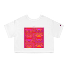 Carica l'immagine nel visualizzatore di Gallery, Maglietta con stampa artistica linea -Rubino-