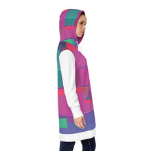 Carica l'immagine nel visualizzatore di Gallery, Abito con cappuccio linea -Arcani maggiori verde rosa-