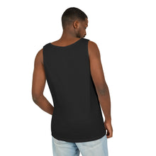 Carica l'immagine nel visualizzatore di Gallery, Abstract Black & White Tropical Tank Top — Striped Palm Graphic