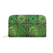 Carica l'immagine nel visualizzatore di Gallery, Borsa in pelle a tracolla linea Acquarelli verdi