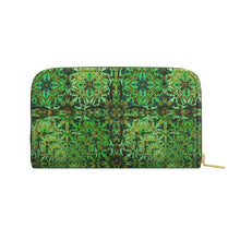 Carica l'immagine nel visualizzatore di Gallery, Borsa in pelle a tracolla linea Acquarelli verdi
